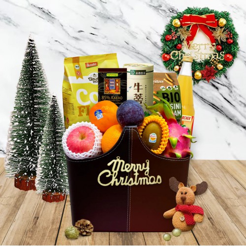 SH2414  健康聖誕水果禮籃