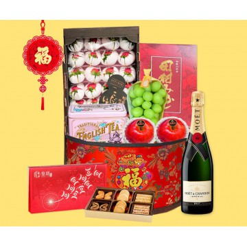 SHNY3020H -金龍獻瑞豪華水果籃